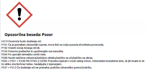 Varnostni list